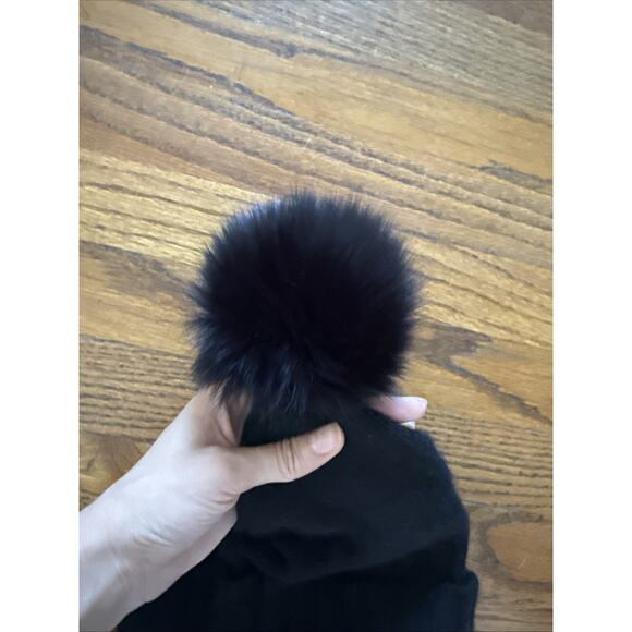 Naked Cashmere Women\'s Cashmere Pom Pom Hat - Black main image 5
